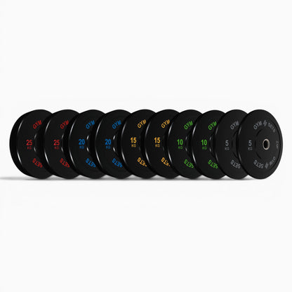 Disques de musculation olympiques colorés