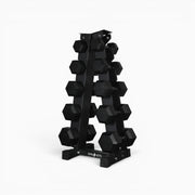 Lot d’haltères hexagonaux de 2,5 à 12,5 kg