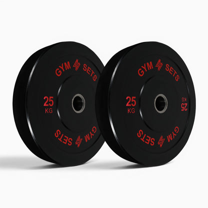 Disques de musculation olympiques colorés
