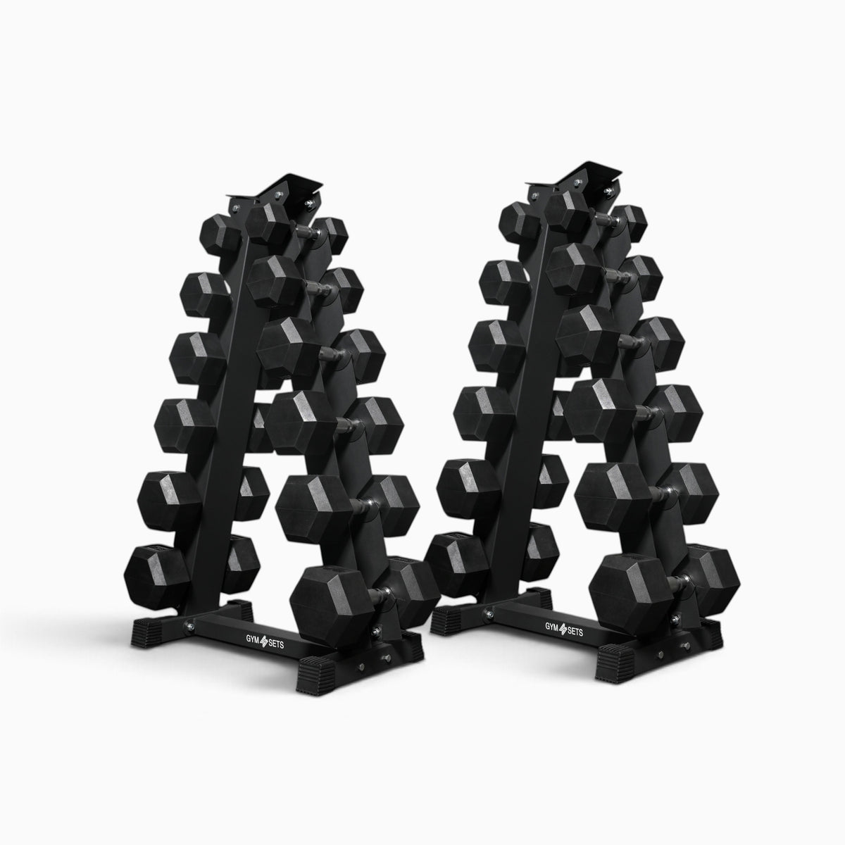 Support de rangement pour haltères hexagonaux à 5 et 6 niveaux