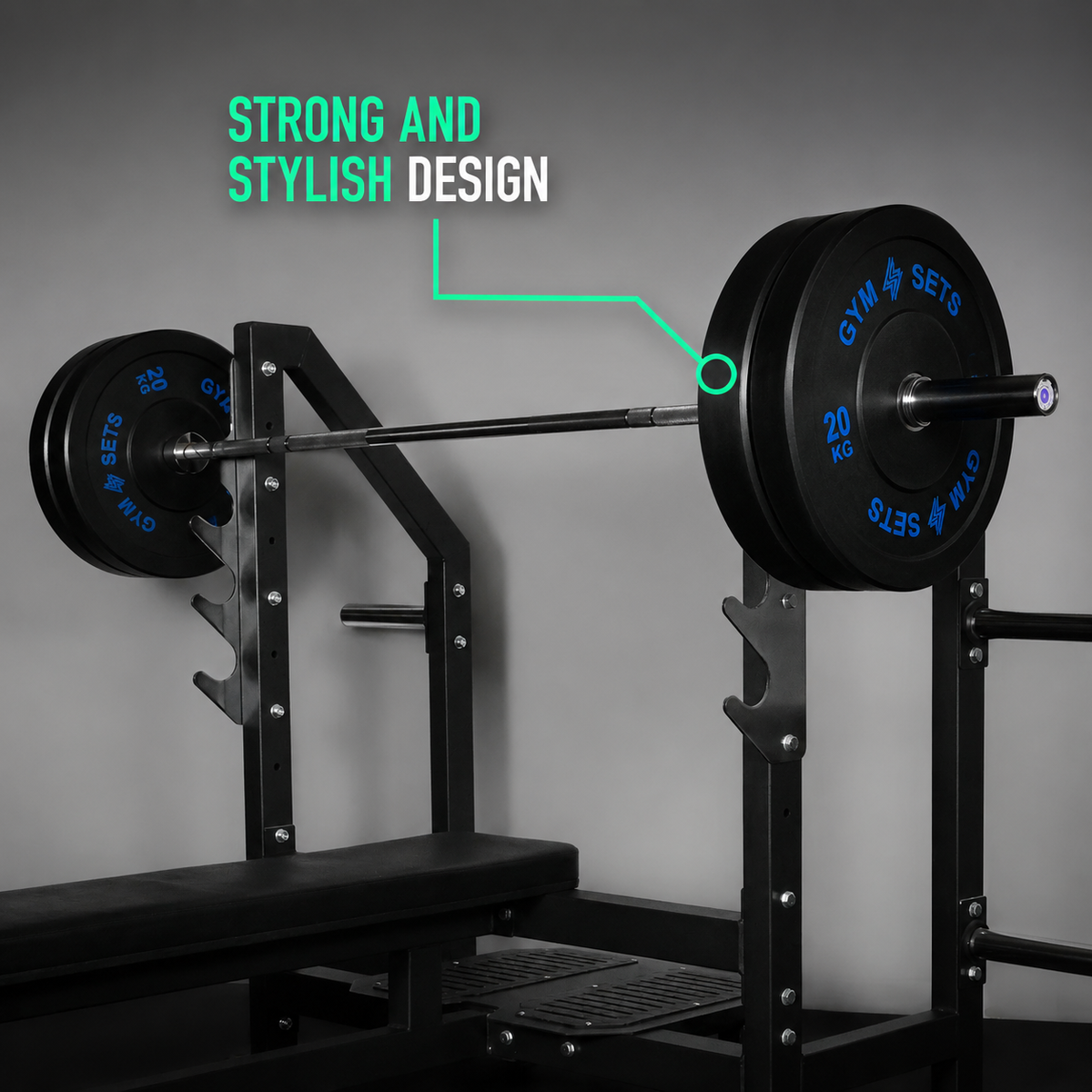 Disques de musculation olympiques colorés