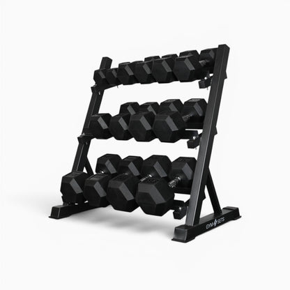 Support de rangement pour haltères à 3 niveaux