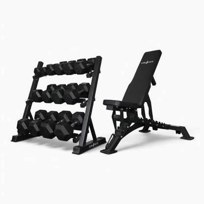 Support de rangement pour haltères à 3 niveaux