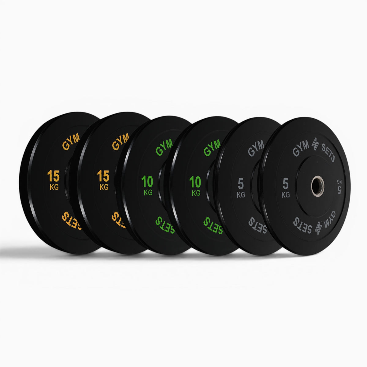 Disques de musculation olympiques colorés