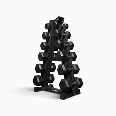 Support de rangement pour haltères hexagonaux à 5 et 6 niveaux