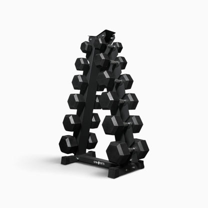 Support de rangement pour haltères hexagonaux à 5 et 6 niveaux