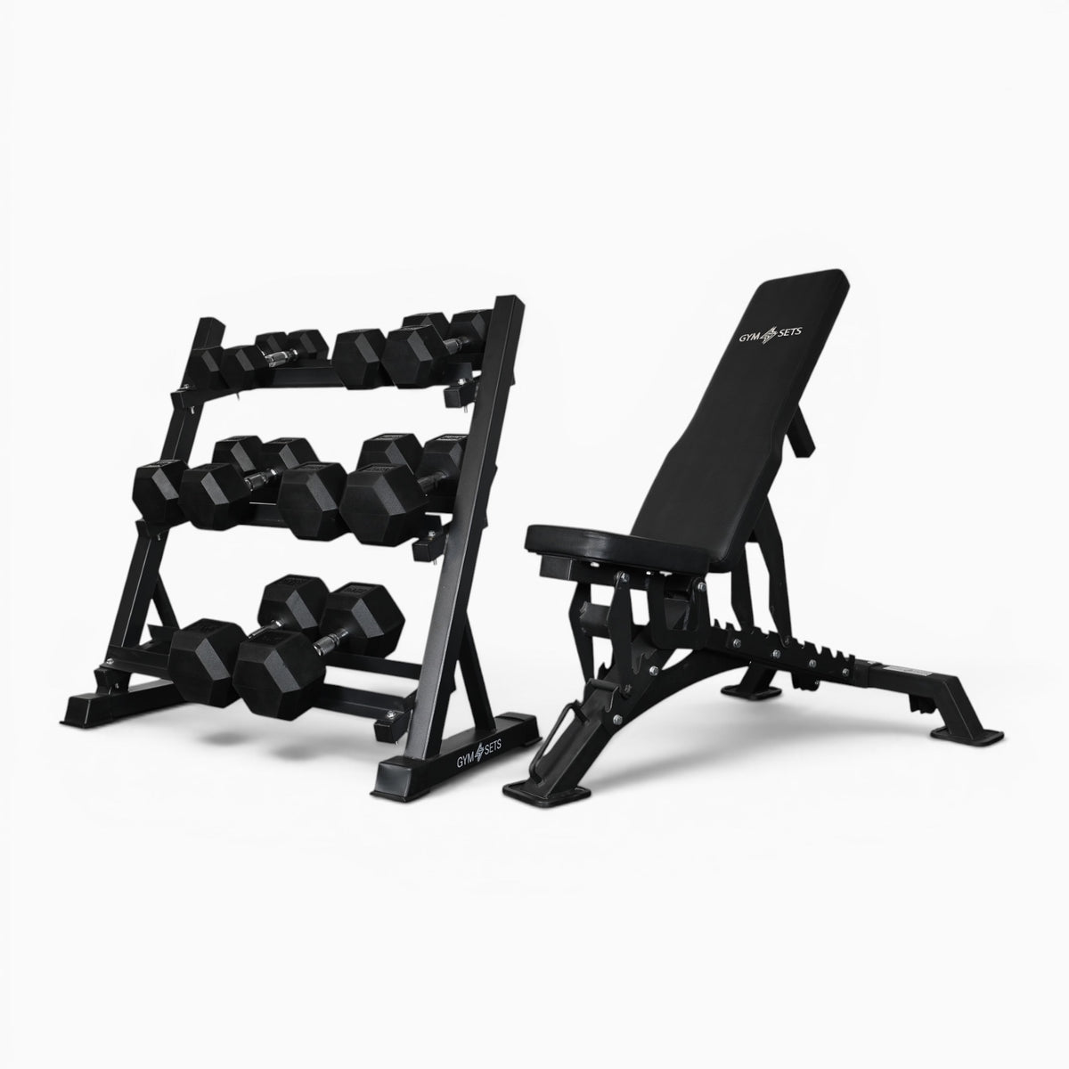 Support de rangement pour haltères à 3 niveaux
