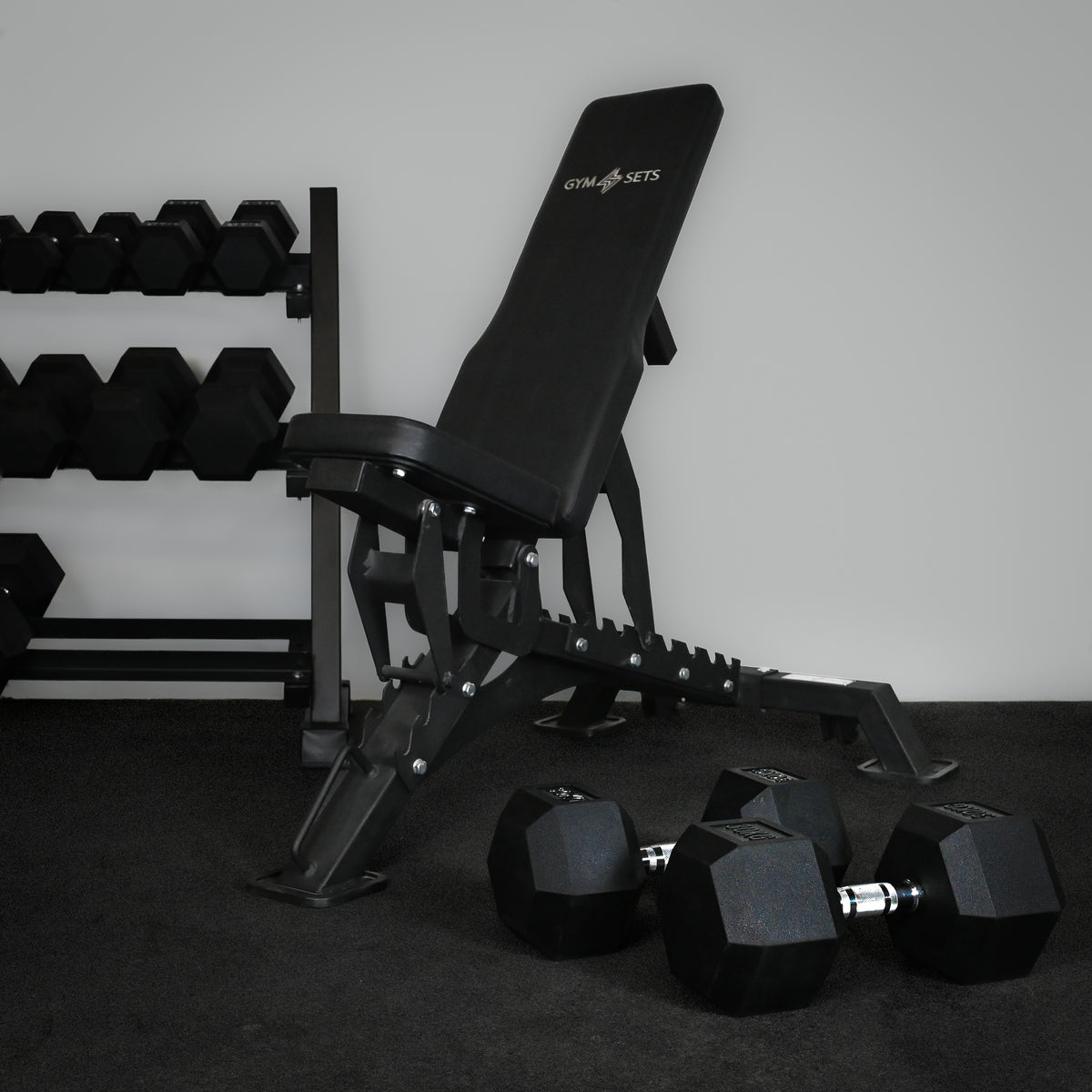 Banc de musculation commercial à trois pieds GYMSETS
