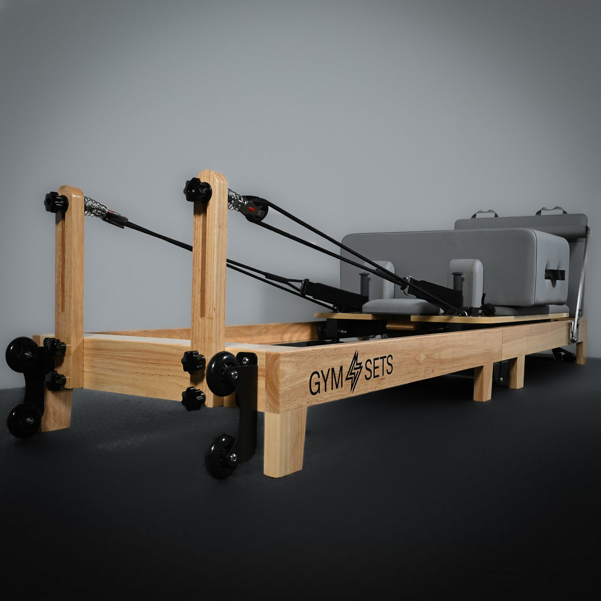Reformer de Pilates GymSets Studio Oak