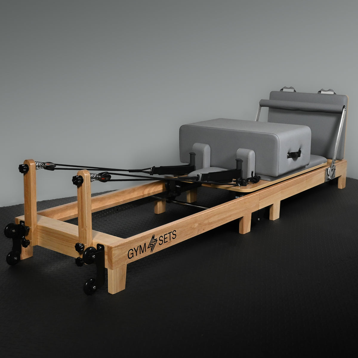 Reformer de Pilates GymSets Studio Oak