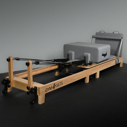 Reformer de Pilates GymSets Studio Oak