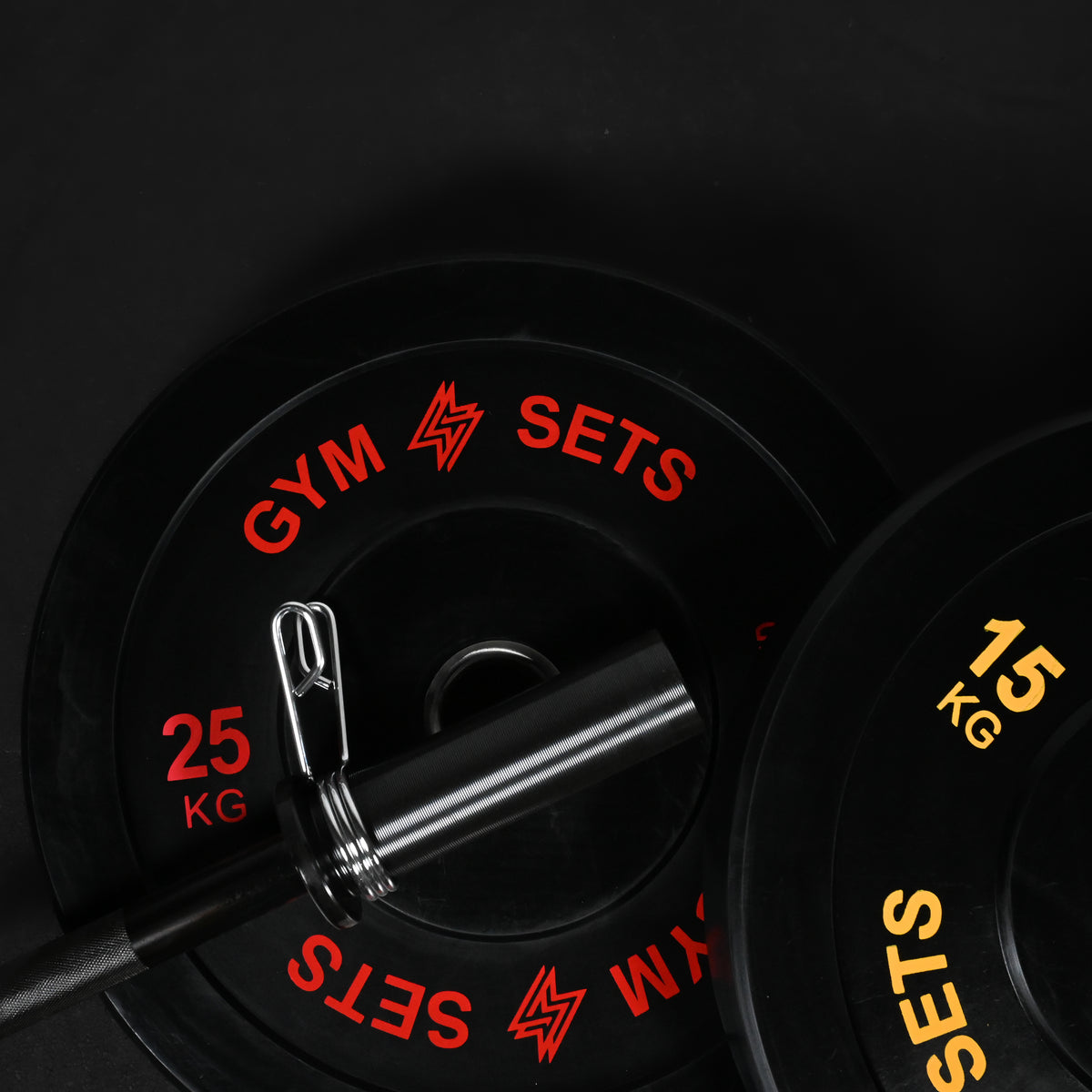 Disques de musculation olympiques colorés