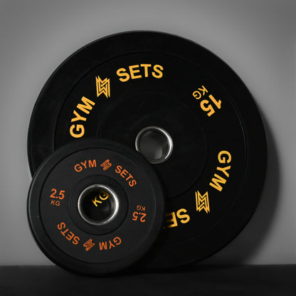 Disques de musculation olympiques colorés