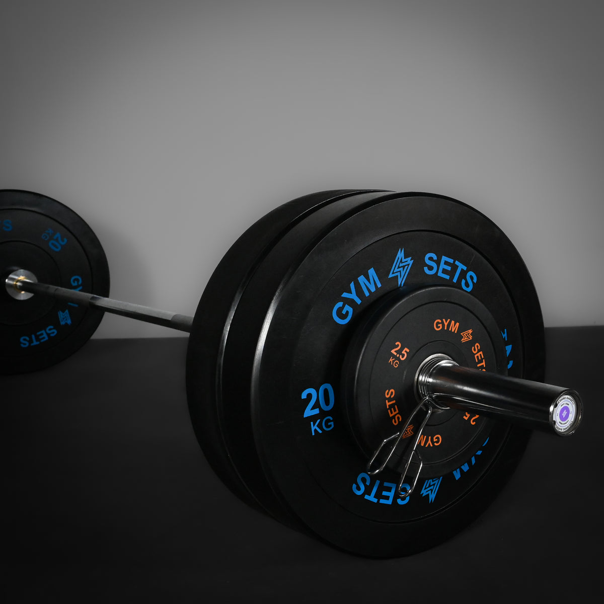 Disques de musculation olympiques colorés