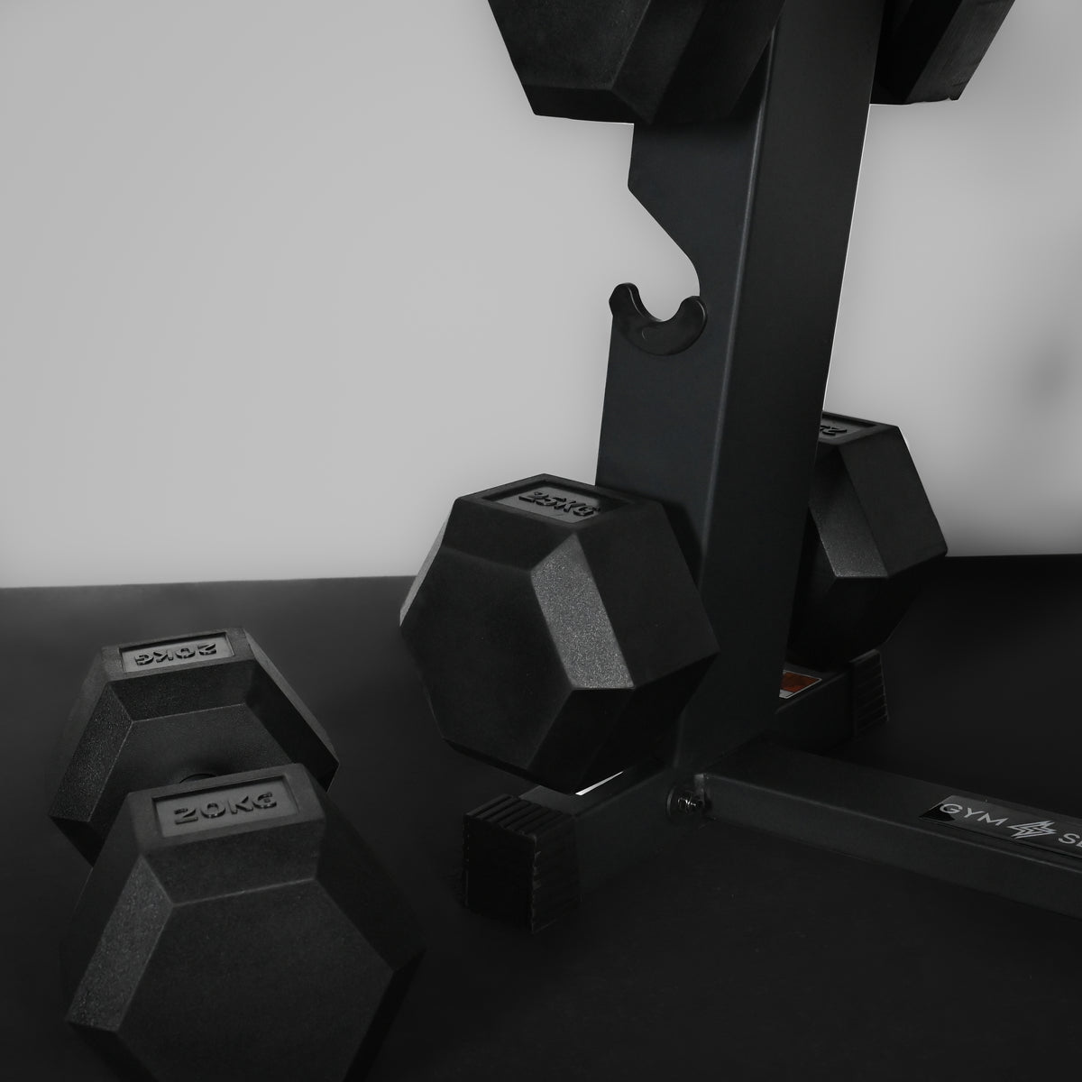 Support de rangement pour haltères hexagonaux à 5 et 6 niveaux