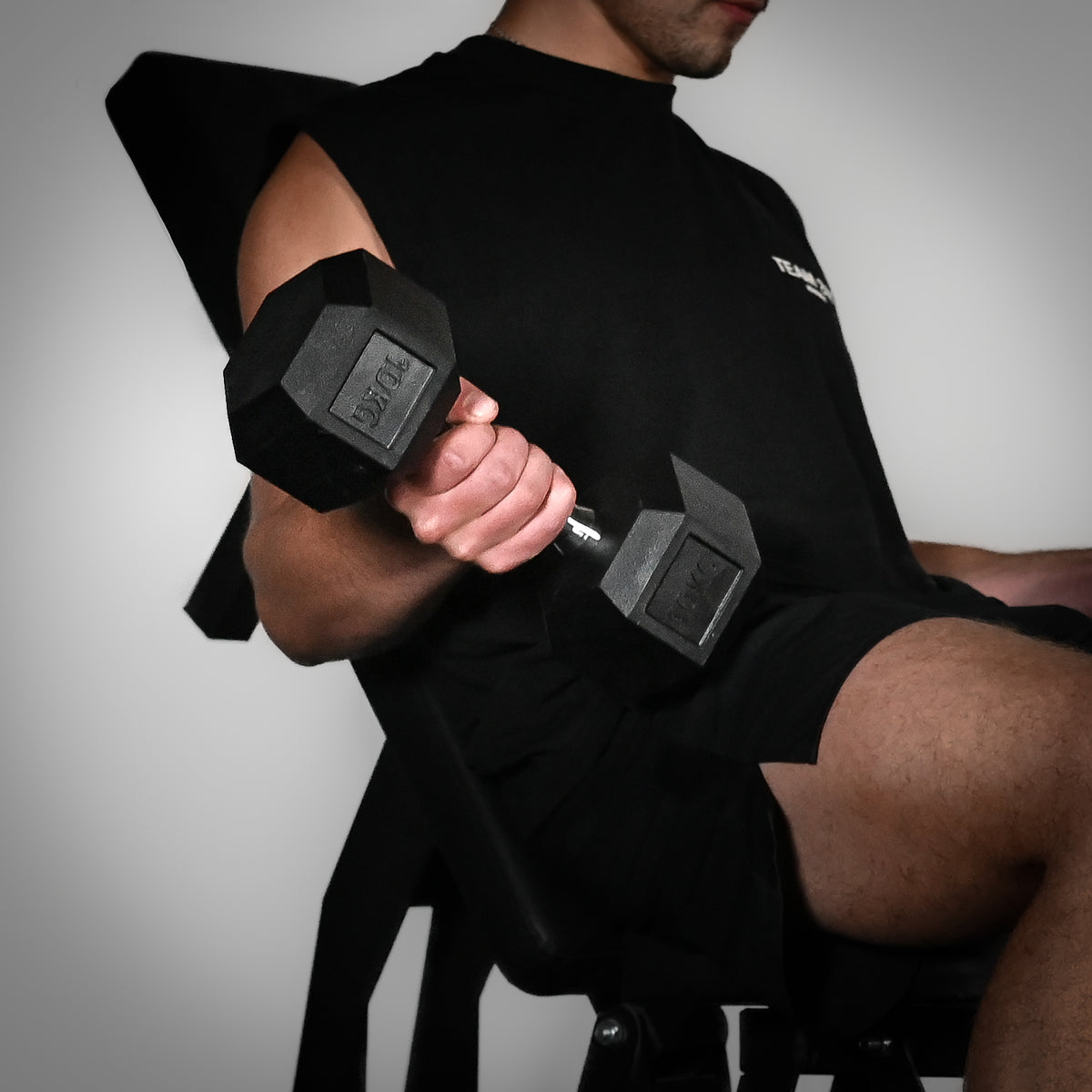 Paires d’Haltères Hexagonaux Professionnels de 2,5 à 50kg