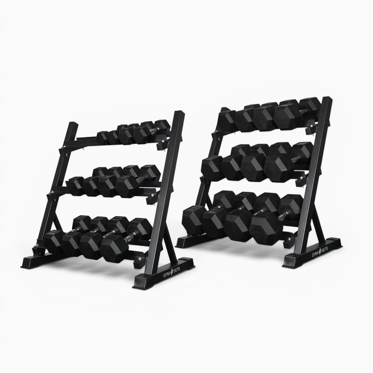 Support de rangement pour haltères à 3 niveaux