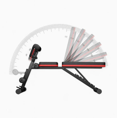 GymSets Heavy-Duty Adjustable Weight Bench – Sturdy Foldable Gym