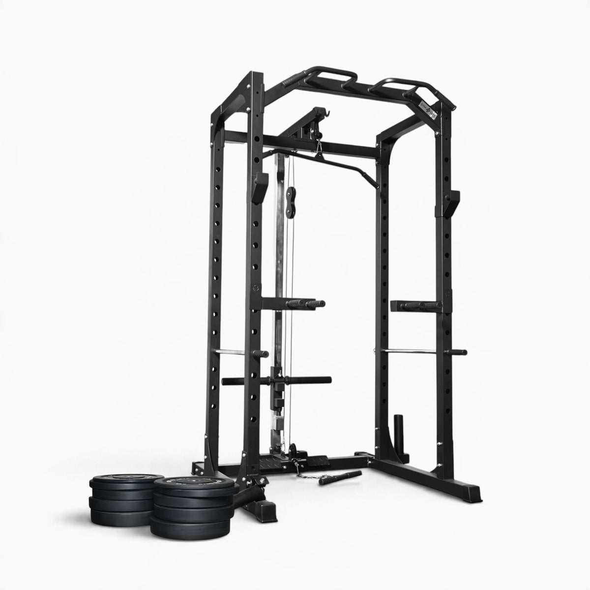 Cage de musculation GymSets P100 avec poulie intégrée