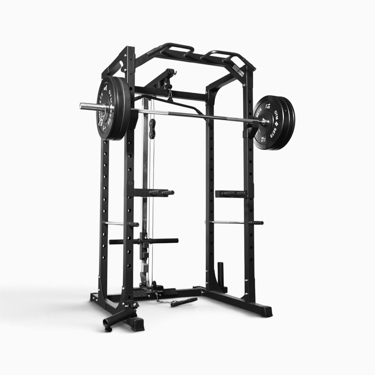 Cage de musculation GymSets P100 avec poulie intégrée