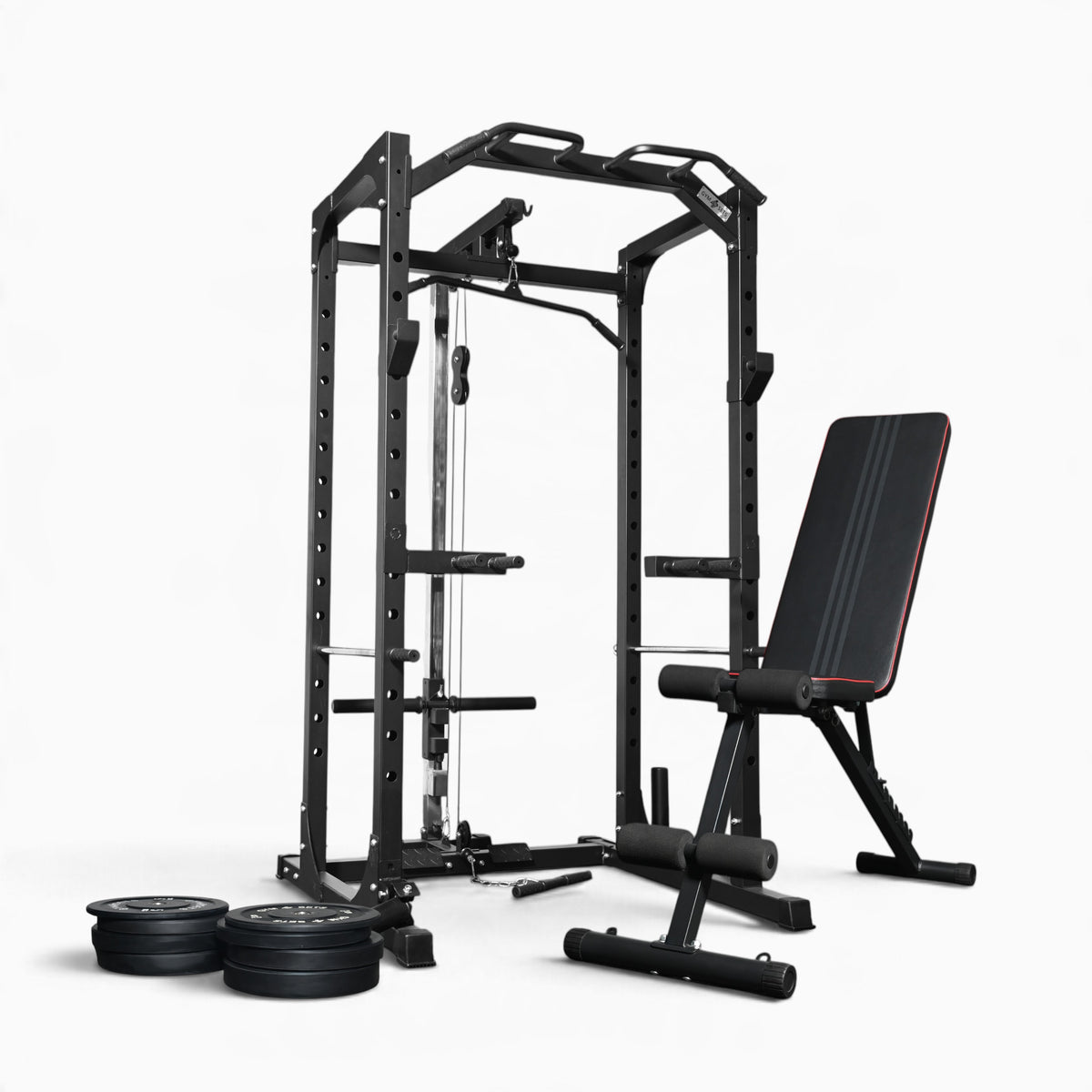 Cage de musculation GymSets P100 avec poulie intégrée