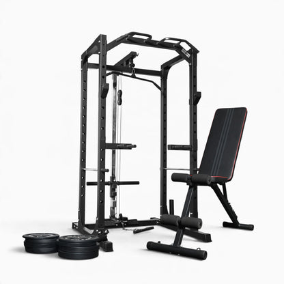 Cage de musculation GymSets P100 avec poulie intégrée