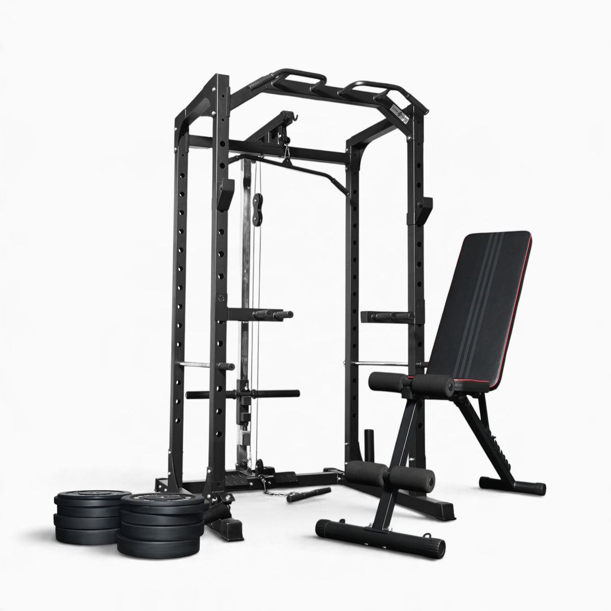 Cage de musculation GymSets P100 avec poulie intégrée