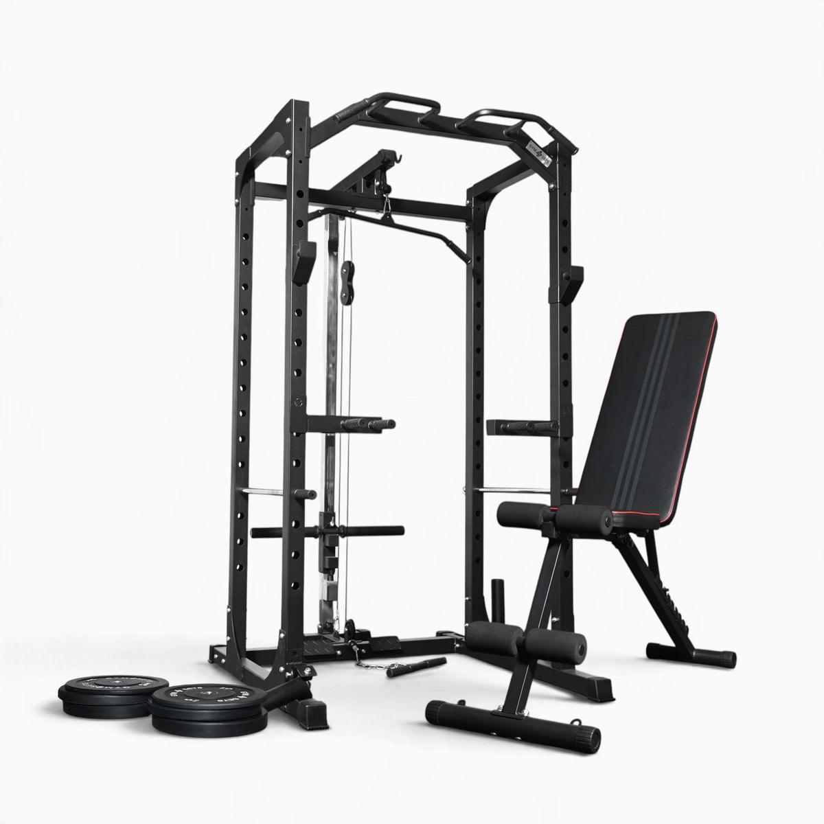 Cage de musculation GymSets P100 avec poulie intégrée