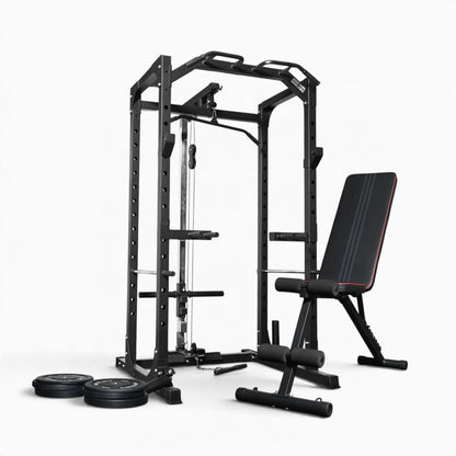 Cage de musculation GymSets P100 avec poulie intégrée