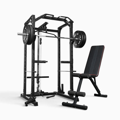 Cage de musculation GymSets P100 avec poulie intégrée