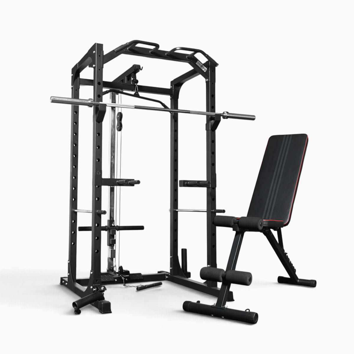 Cage de musculation GymSets P100 avec poulie intégrée