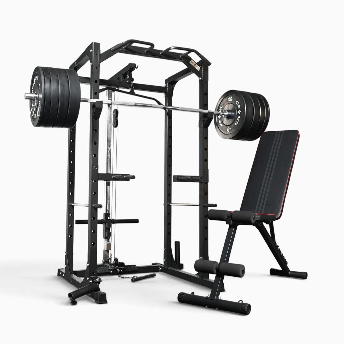 Cage de musculation GymSets P100 avec poulie intégrée