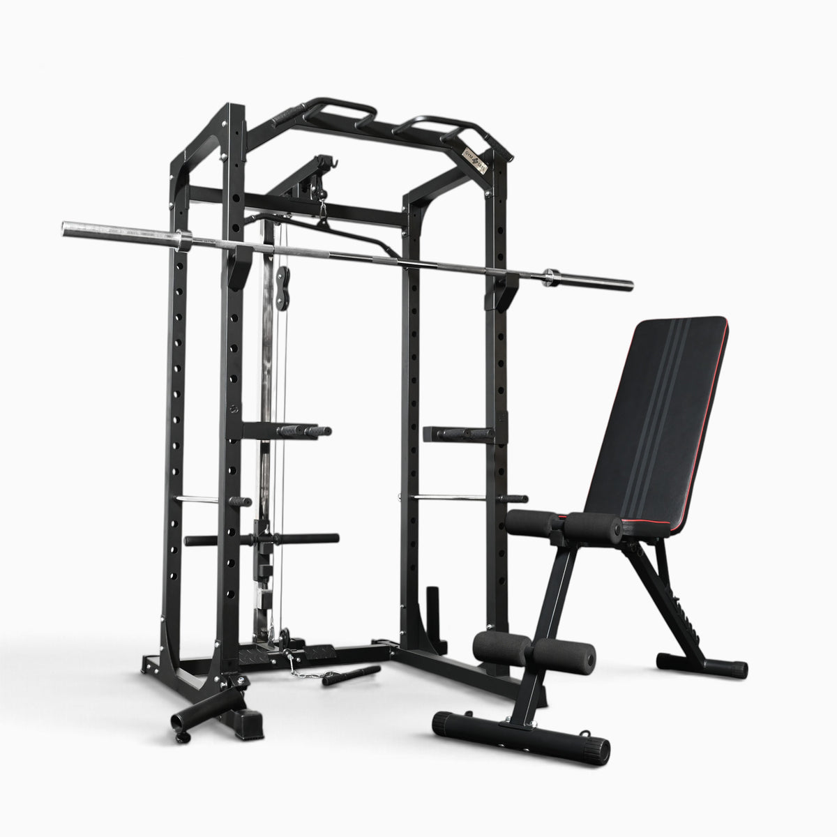 Cage de musculation GymSets P100 avec poulie intégrée