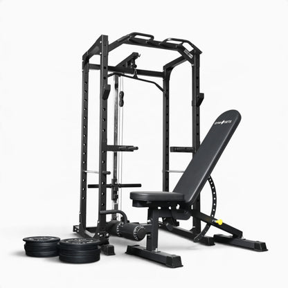 Cage de musculation GymSets P100 avec poulie intégrée