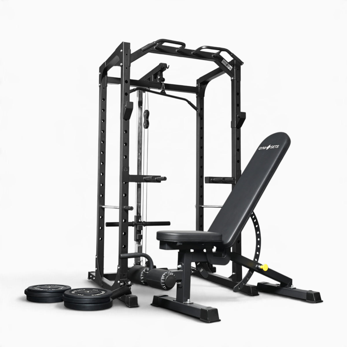 Cage de musculation GymSets P100 avec poulie intégrée
