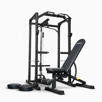 Cage de musculation GymSets P100 avec poulie intégrée