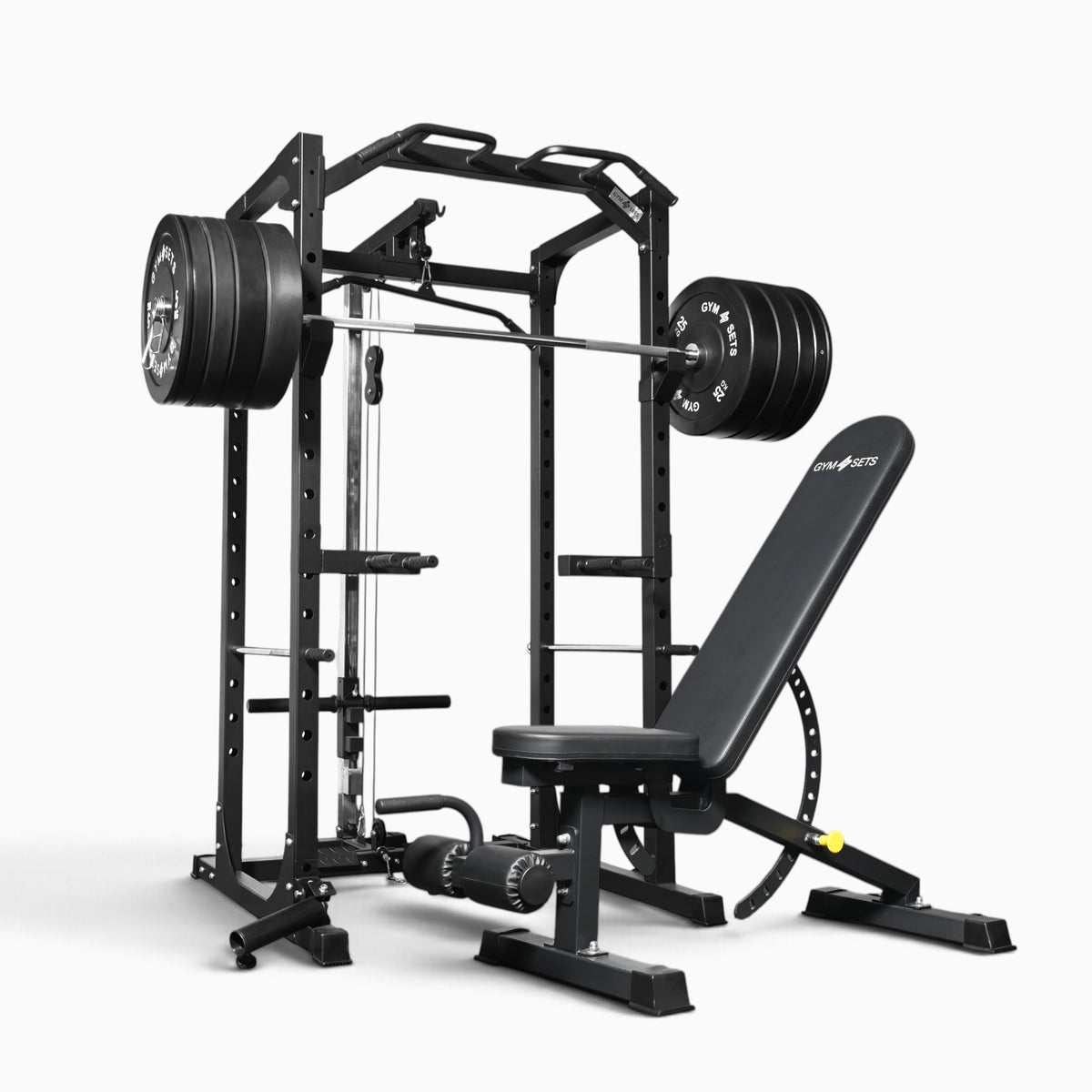 Cage de musculation GymSets P100 avec poulie intégrée