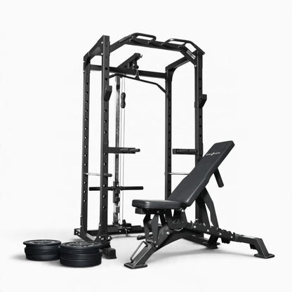 Cage de musculation GymSets P100 avec poulie intégrée