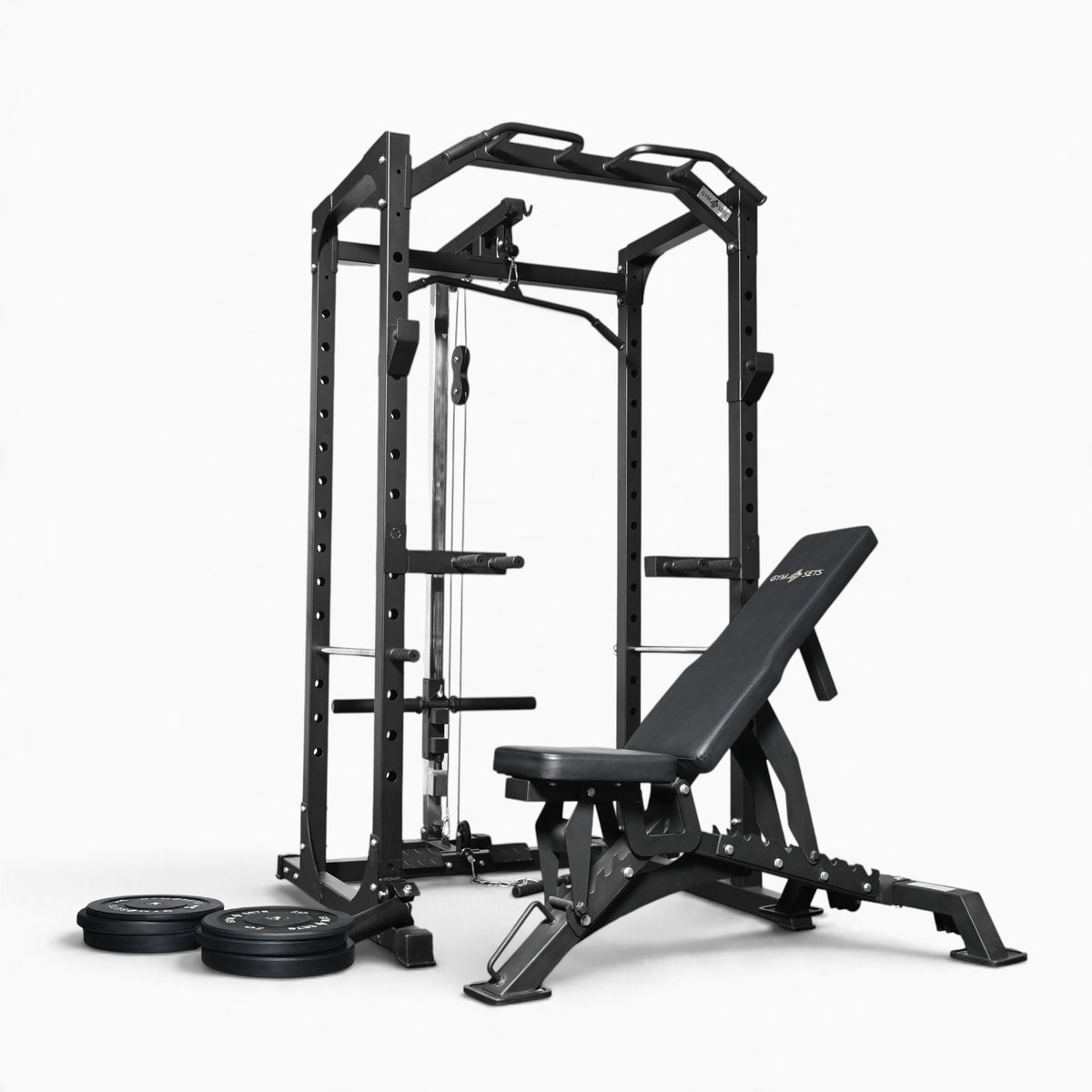 Cage de musculation GymSets P100 avec poulie intégrée