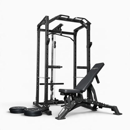 Cage de musculation GymSets P100 avec poulie intégrée